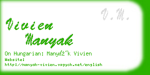 vivien manyak business card